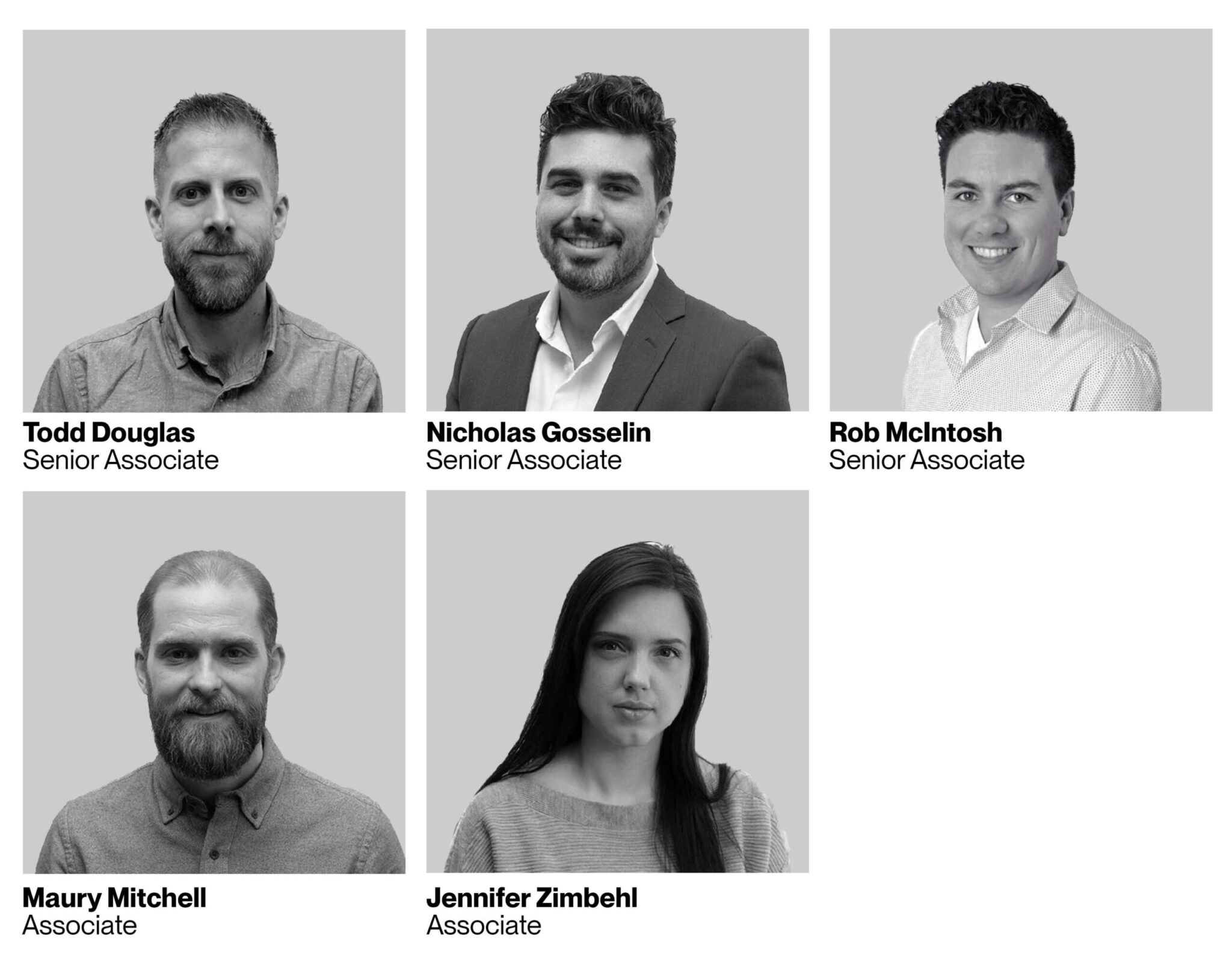 JRS is pleased to announce our new Senior Associates and Associates